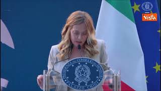 Meloni: Strage Capaci portò la gente a reagire
