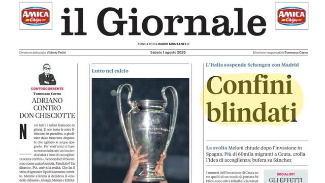 Confini blindati, addio a Franco Baresi, terremoto ai Campi Flegrei