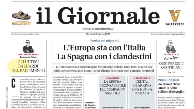 L’Europa sta con l’Italia e la Spagna con i clandestini, ancora taglio accise, il saluto a Baresi